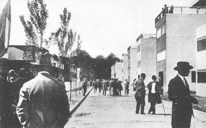 Vista del barrio en 1926 