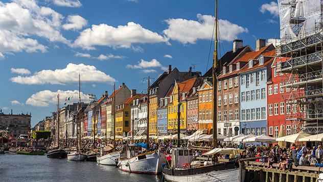  Barrio de Nyhavn en Copenhague