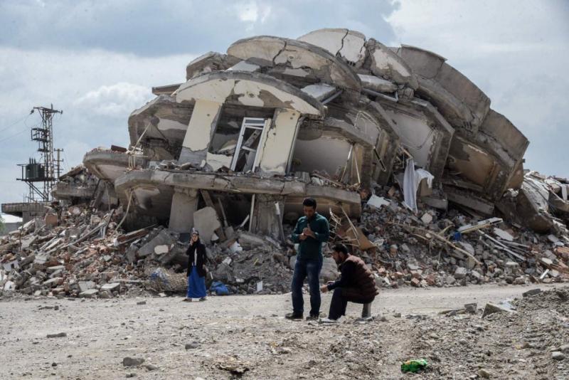 Imagen de los destrozos provocados tras los bombardeos