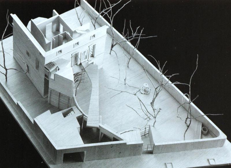 Casa Damge. Maqueta.