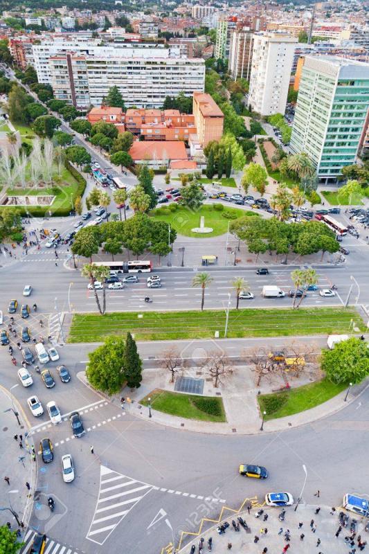 Plaza de Pio XII en Saint Adriá del Besós