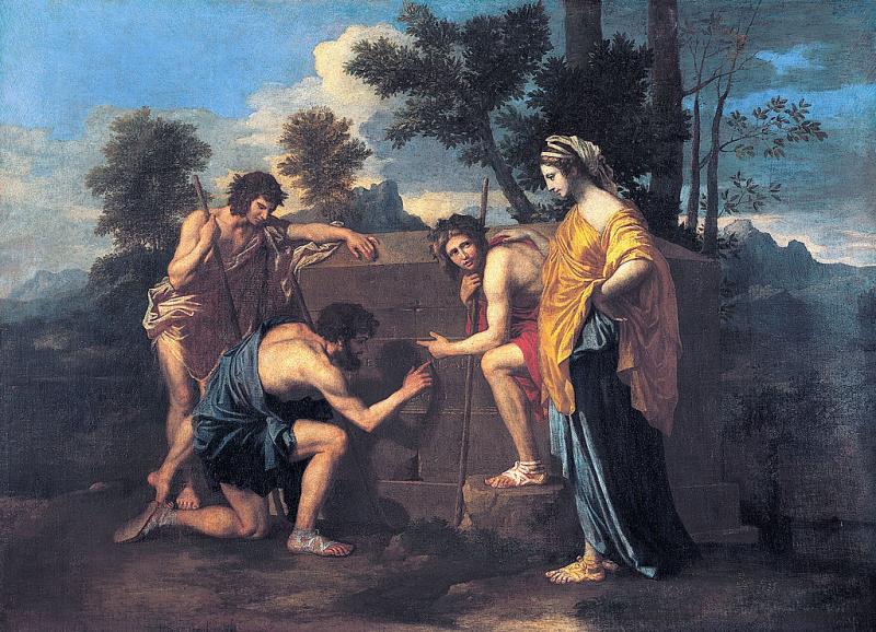 Et in Arcadia ego. 
Nicolas Poussin, 1637-1638
Óleo sobre lienzo • Clasicismo
85 cm × 122 cm