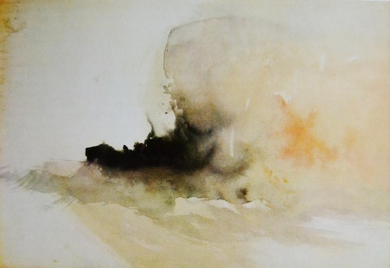 Barco ardiendo