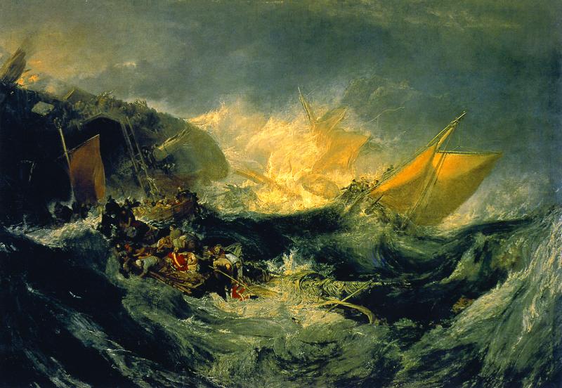 "The Shipwreck", 1805,
Oil paint on canvas,
Tate Britain, London, UK