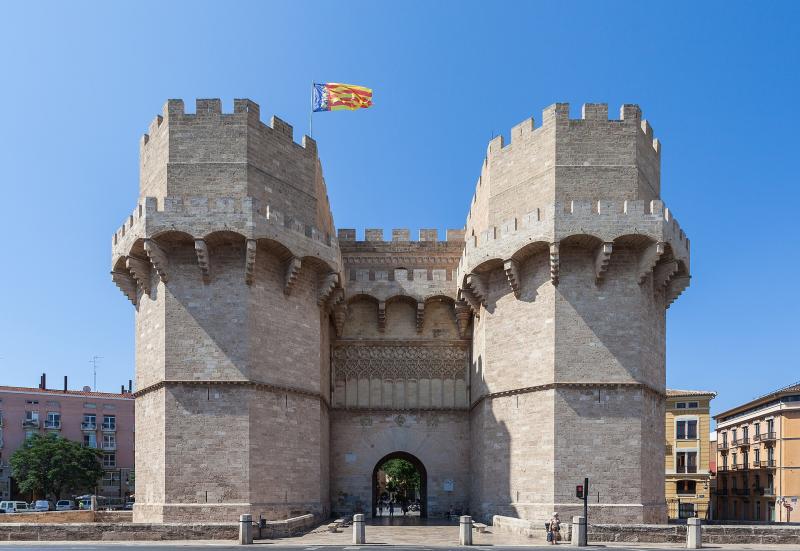 Puerta de los Serranos. Valencia