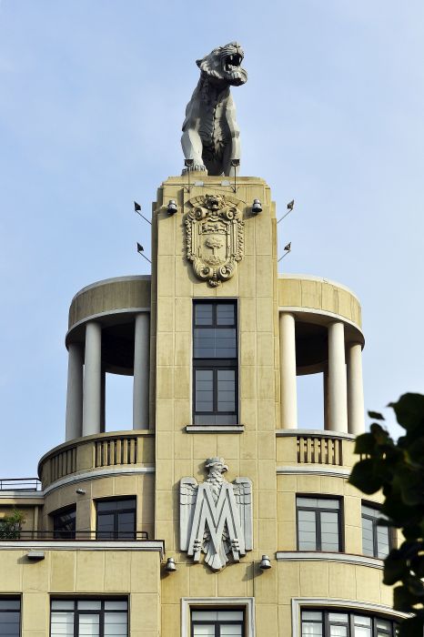 Detalle de la escultura