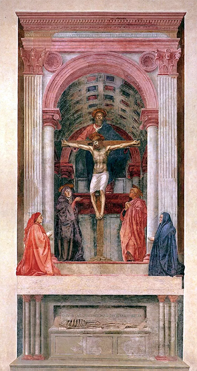 Fresco de la Trinidad en Santa María Novella