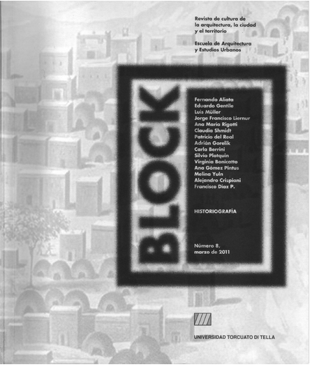 Block Nº 8, “Historiografía”, marzo 2011.