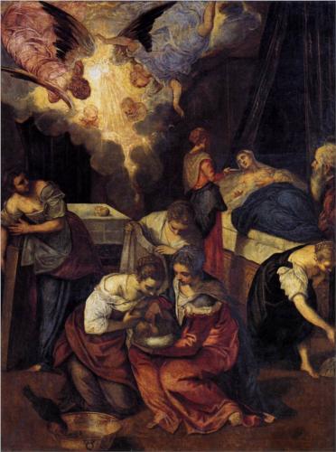 Pintura de 1563 en la Iglesia de San Zacarias de Venecia