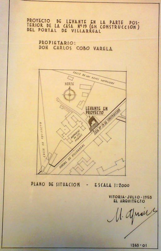 Plano de situación del proyecto