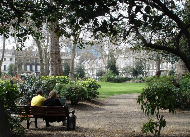 Las plazas ajardinadas de Bloomsbury