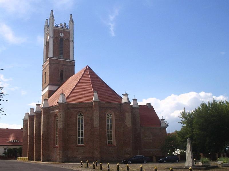 Diseño de la torre de la Iglesia en Słońsk