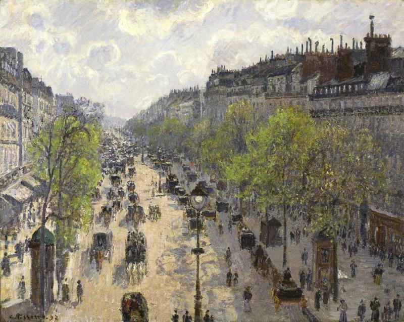 El boulevard de Montmartre
