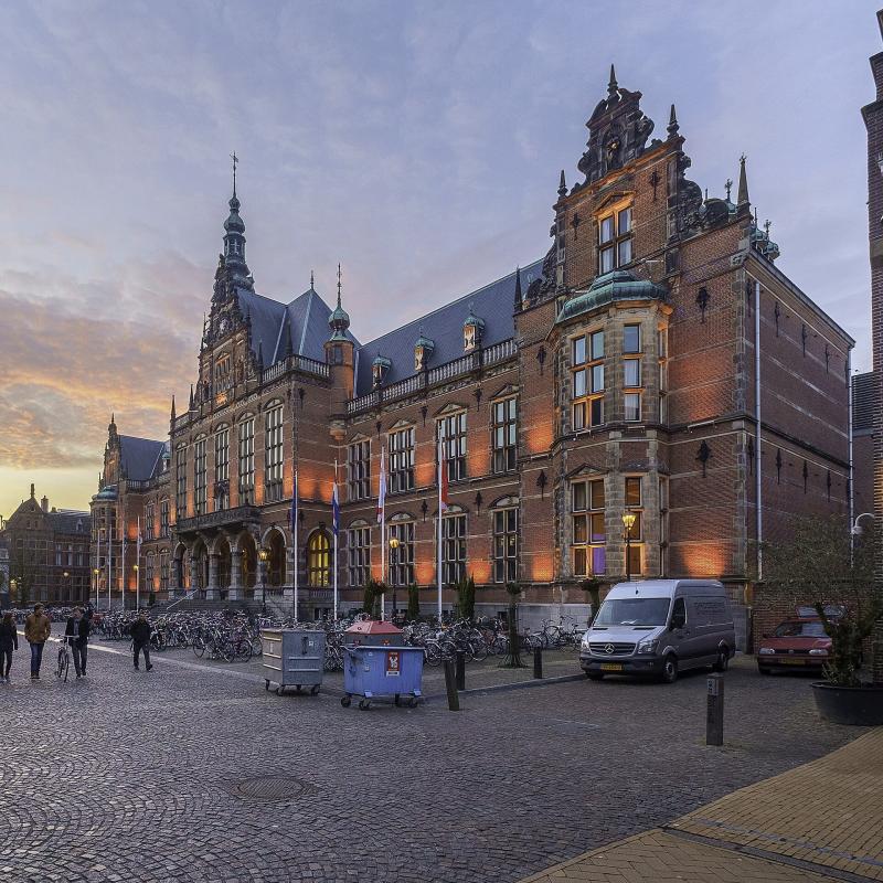 El edificio de la Academia en Groningen
