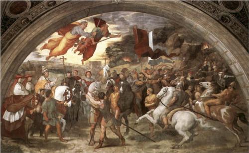 Pintura de 1514 en la estancia de Heliodoro, en los Museos Vaticanos, Santa Sede