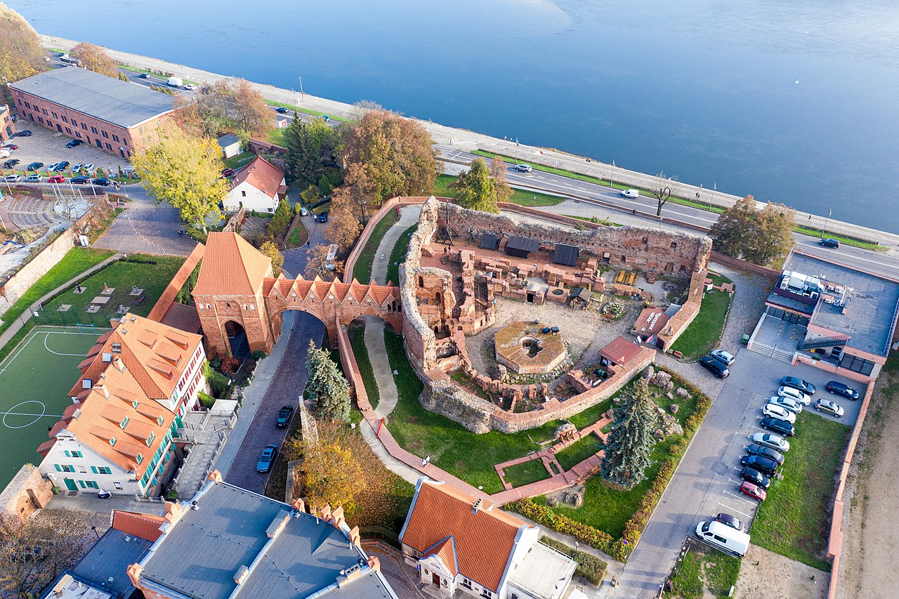 el castillo de Toruń