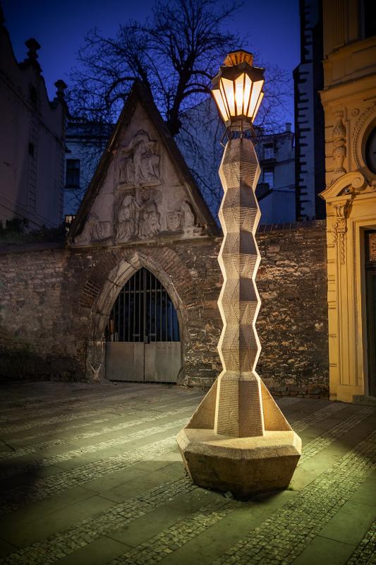 Farola cubista en Praga