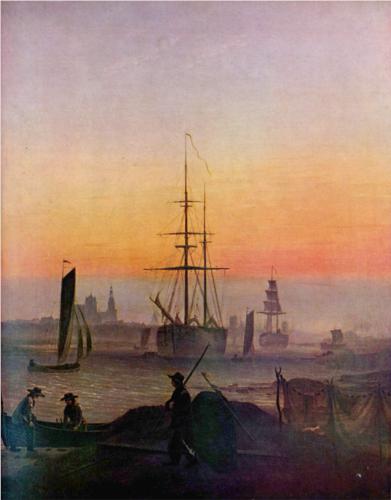 Pintura de 1810 en la Alte Nationalgalerie de Berlín.