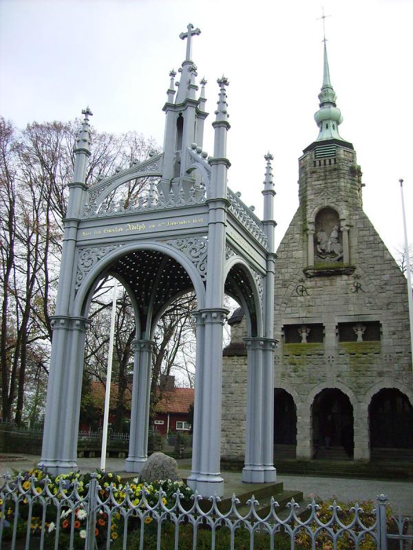 Monumento del rey Gustavo II Adolfo en Lützen