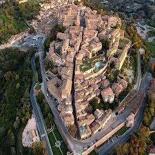 Foto aérea de Urbino.