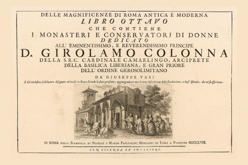 Libro VIII – I MONASTERI E CONSERVATORI DI DONNE