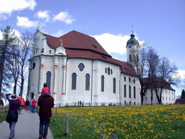 Iglesia peregrinación en Wies