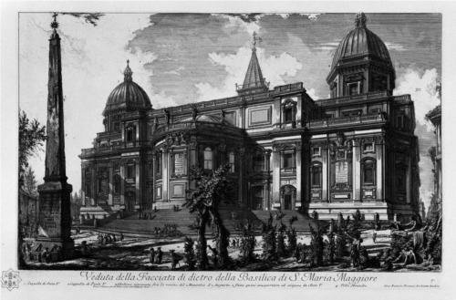 Grabado de 1748 en la colección de las Vistas de Roma.