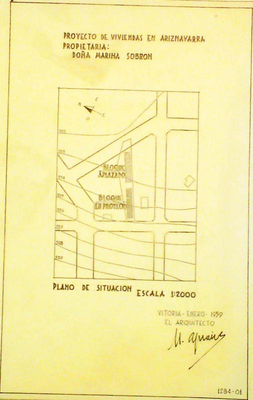 Plano de situación del proyecto