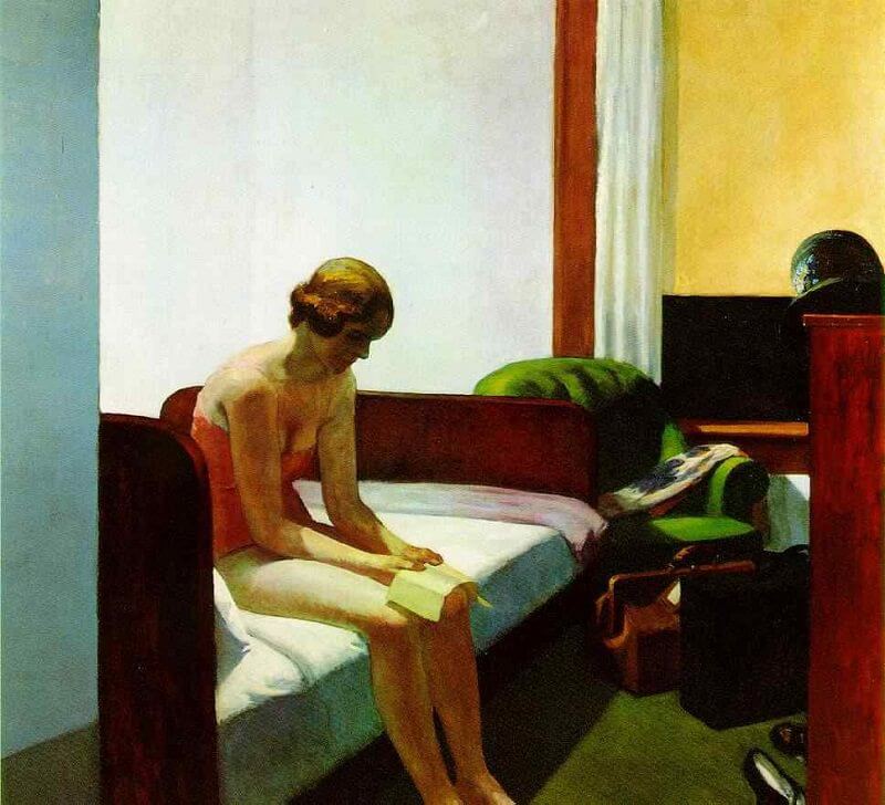Habitación de Hotel, 1931, Edward Hopper.