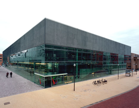 Above: Coda Shelter for Culture (museum) Apeldoorn (2004-11), photograph is by Herman van Doorn