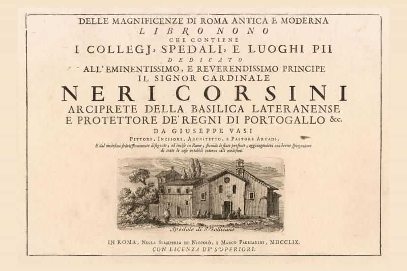 Libro IX – I COLLEGI SPEDALI E LUOGHI PII