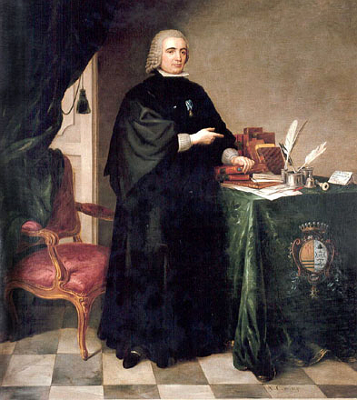 Retrato realizado por Antonio Carnicero en 1777