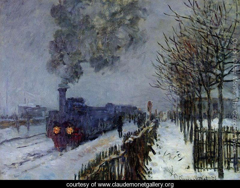 Tren en la nieve