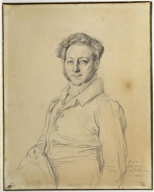 Retrato de Hittorf, realizado por Ingres. (1829)