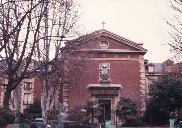 Fachada de la capilla