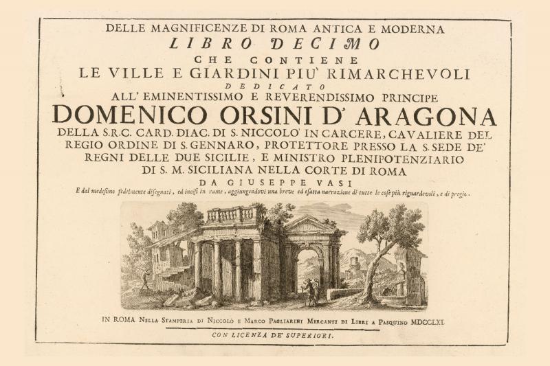 Libro X – LE VILLE E GIARDINI PIU` RIMARCHEVOLI