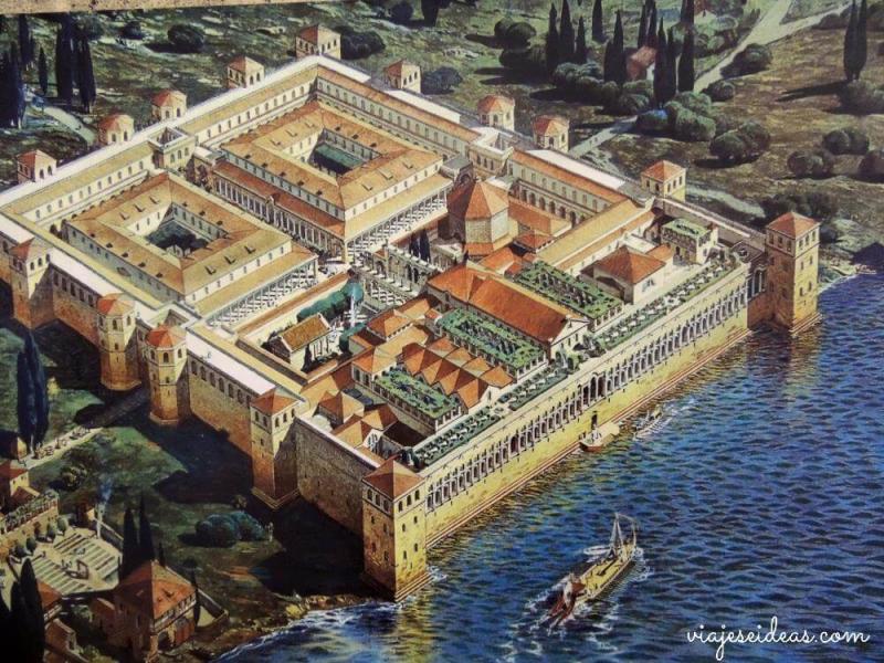 Recreación del palacio de Diocleciano