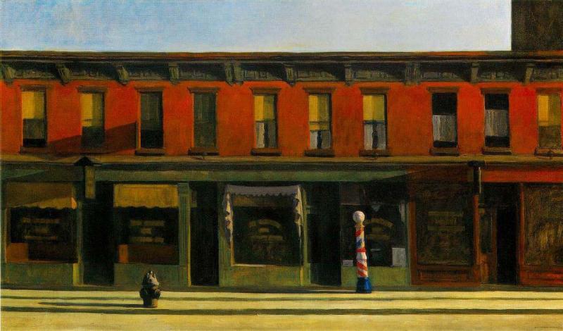 Primeras Horas de un Domingo por la Mañana, 1930, Edward Hopper.