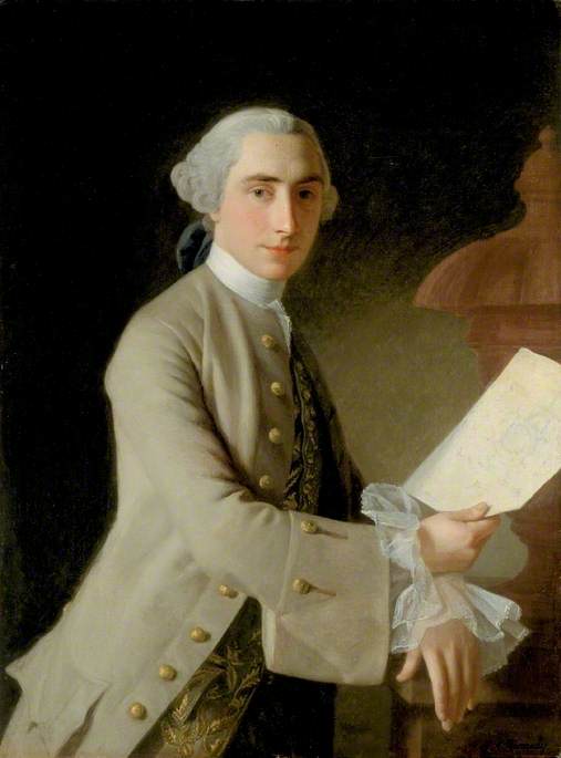 Retrato de James Adam en 1754 realizado por Allan Ramsay