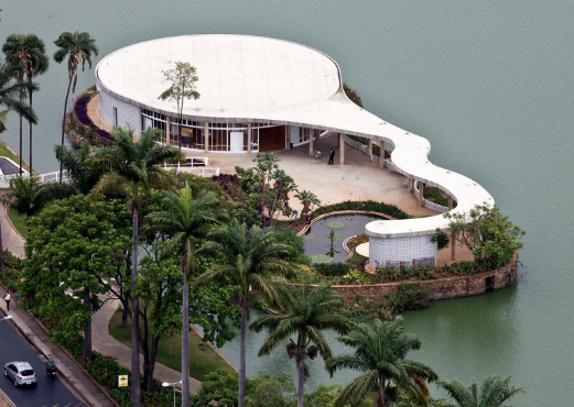 Casa de la Danza de Pampulha. Vista Aerea