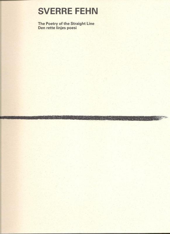 The poetry of the straight line. Den rette linjes poesi