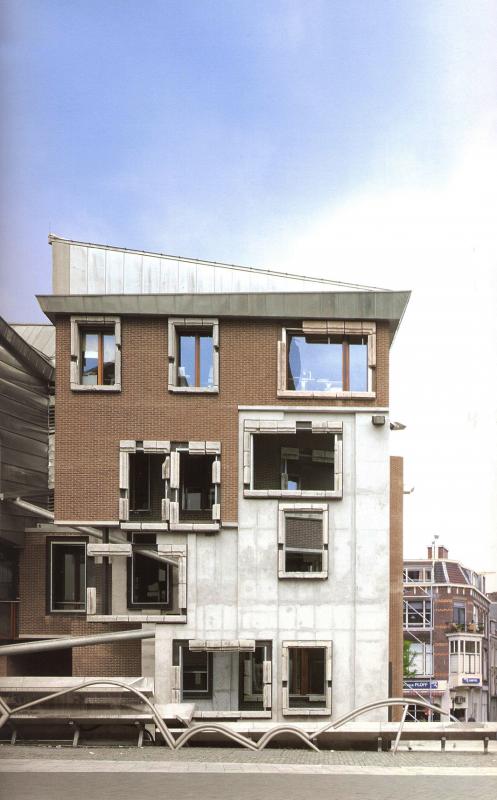 Rehabilitación del Ayuntamiento de Utrecht. Fachada oeste.