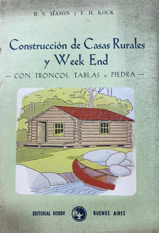 Portada del libro construcción de casas rurales y Week End