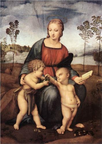 Pintura de 1506 en la Galería de los Uffizi de Florencia