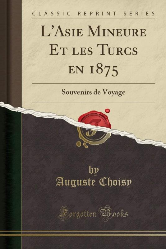Libro "L'Asie Mineure Et les Turcs en 1875"