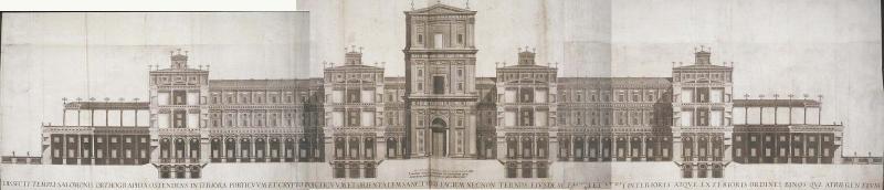 Alzado de la reconstrucción del Templo de Salomón