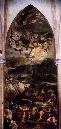 Pintura de 1562 en Santa María del Orto, Venecia