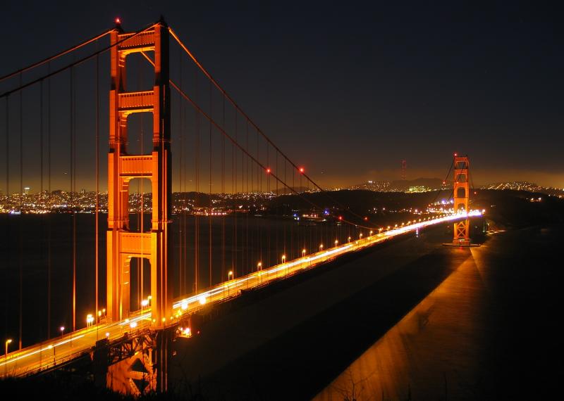 Puente Golden Gate de Noche
