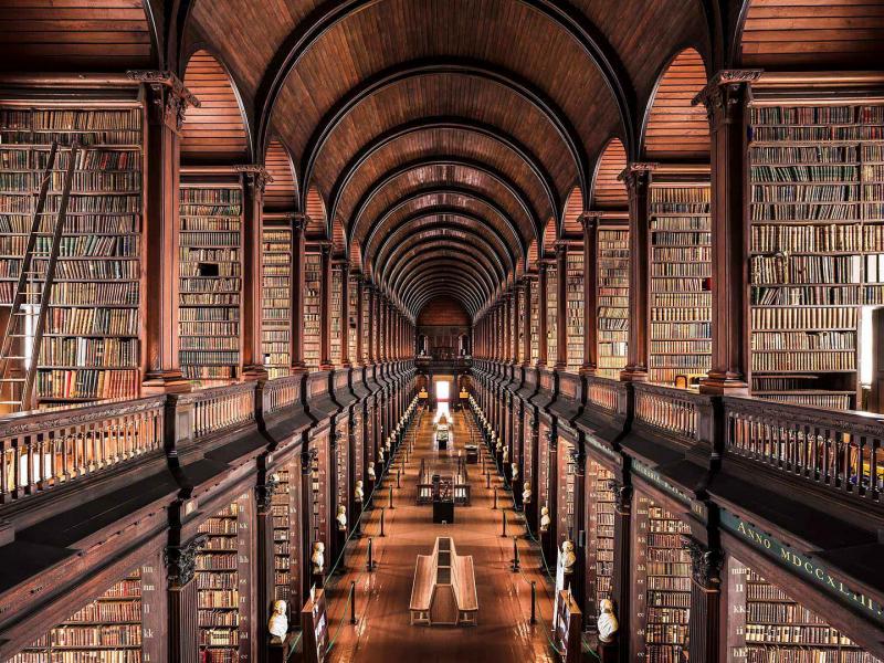 Long Room. Trinity College Dublin