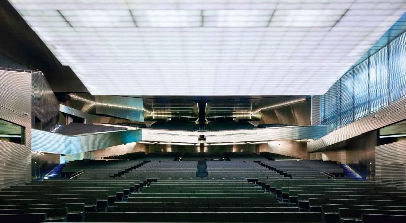 Fotografía del interior del auditorio